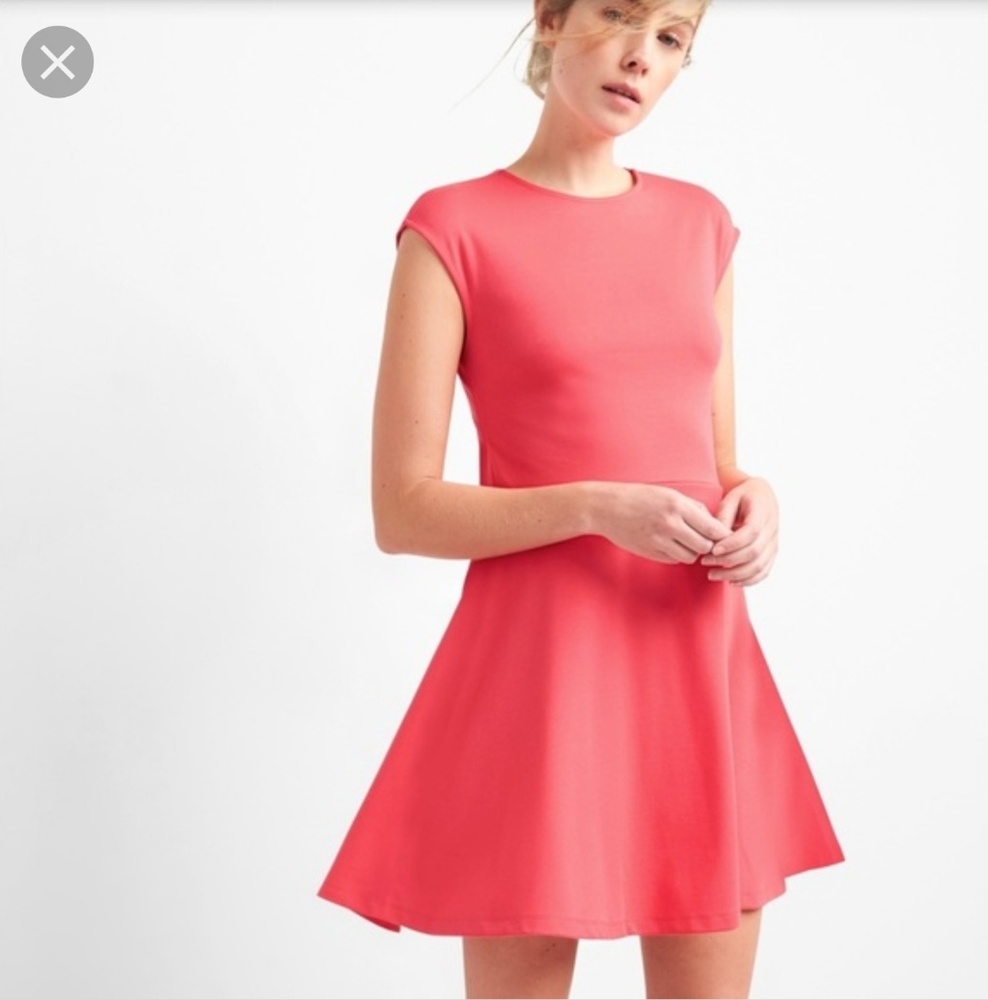 GAP Bunny-tie Fit & Flare Dress Size 0